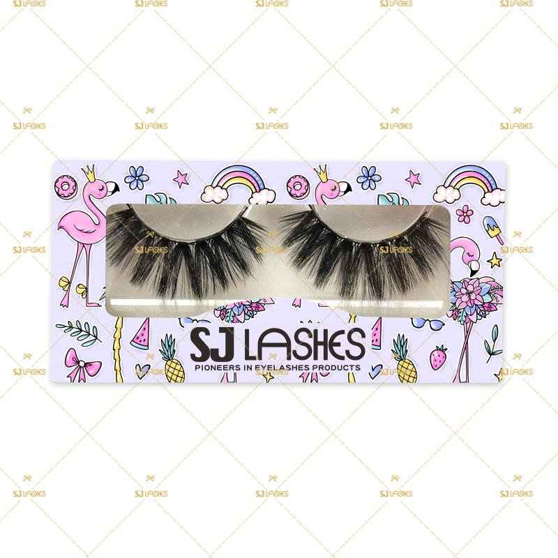 Paper Lash Box with Private Label Design Service #SSZH06