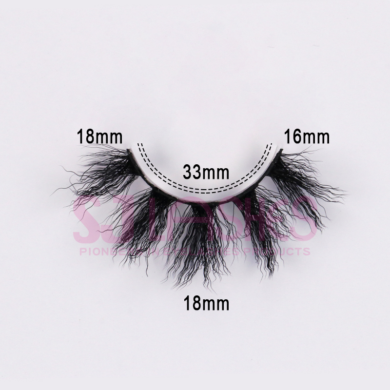 Wooly Curl Silk Strip Lashes #WS21