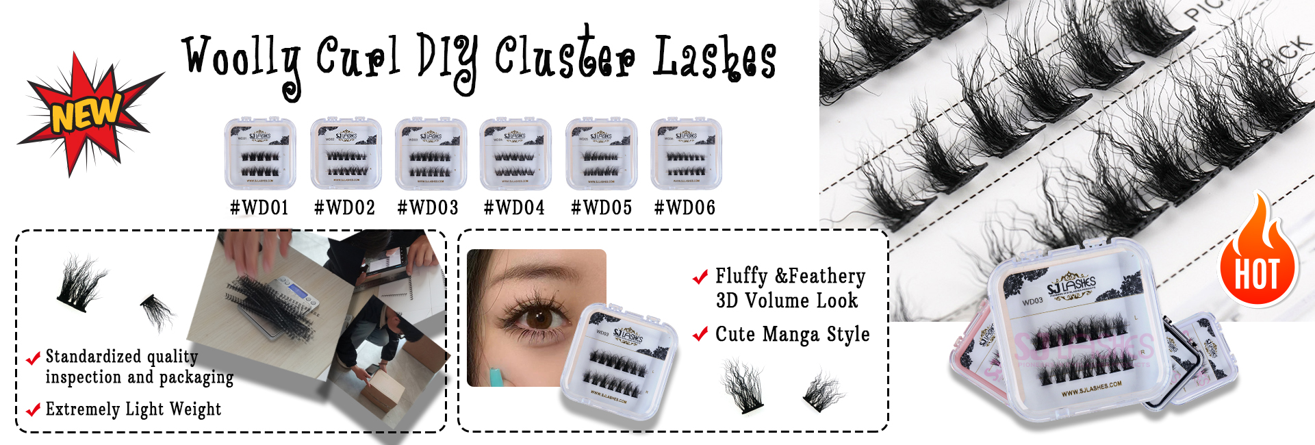 Woolly Curl DIY Cluster Lashes