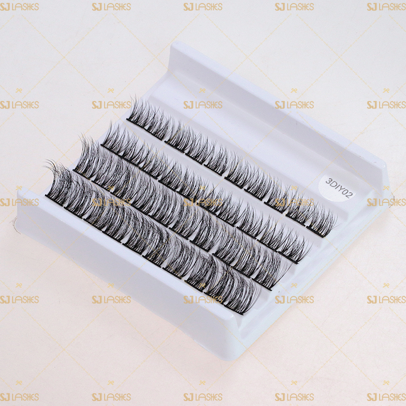 Pre-Cut Fluffy Silk Lashes #3DIY02