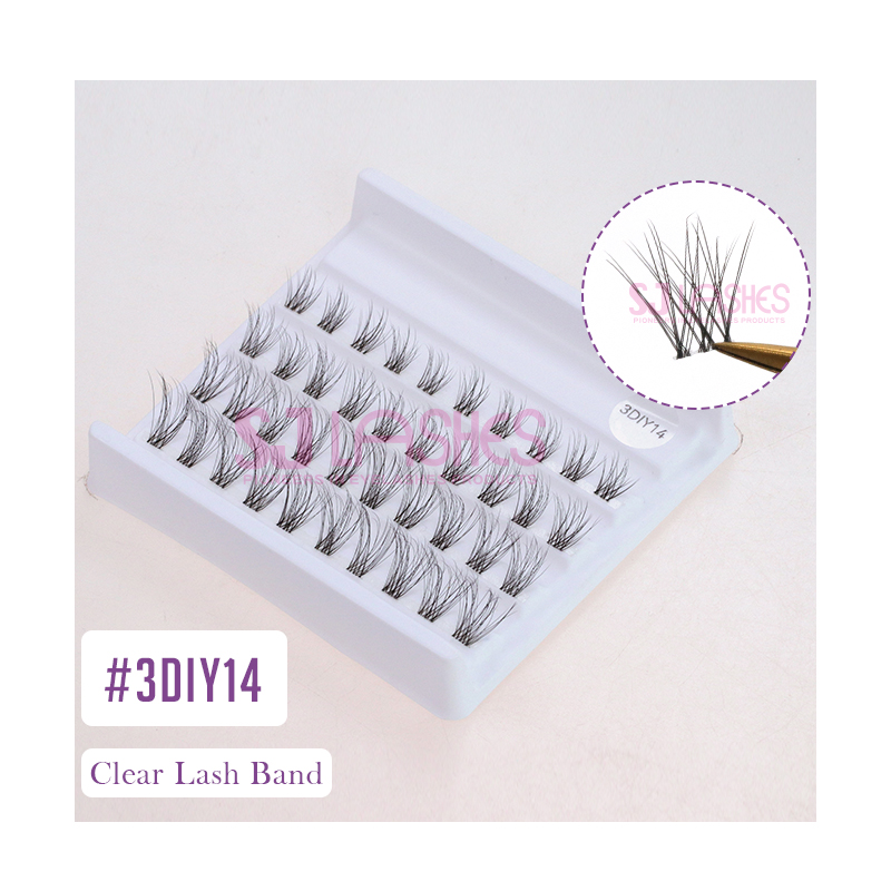 Pre-Cut Fluffy Silk Lashes #3DIY14