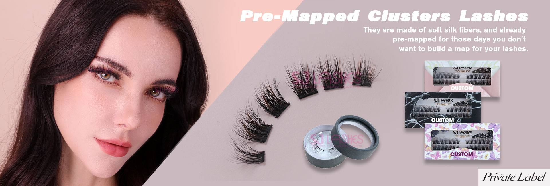 Pre-Mapped Clusters Lashes