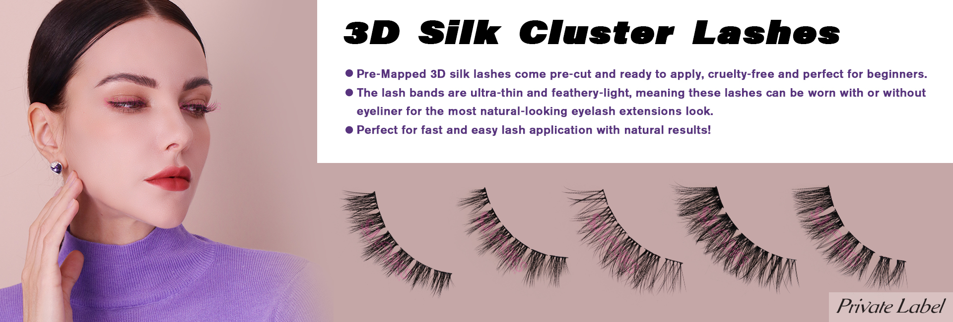 3D Silk Cluster Lashes