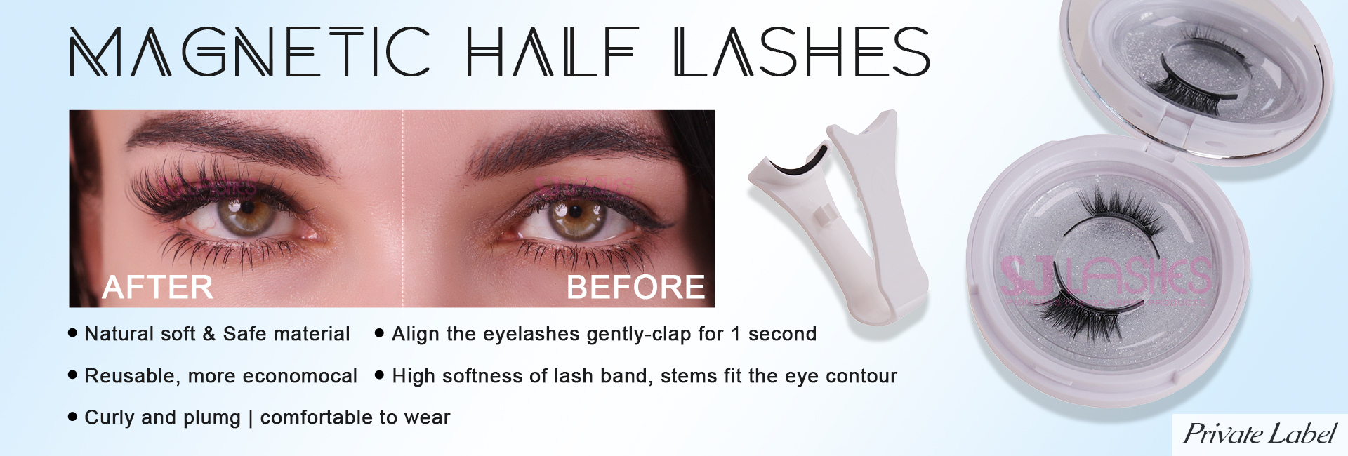 Magnetic Half Lashes